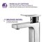 Anzzi Promenade Single Hole Single Handle Bathroom Faucet in Brushed Nickel L-AZ117BN - alternate 5